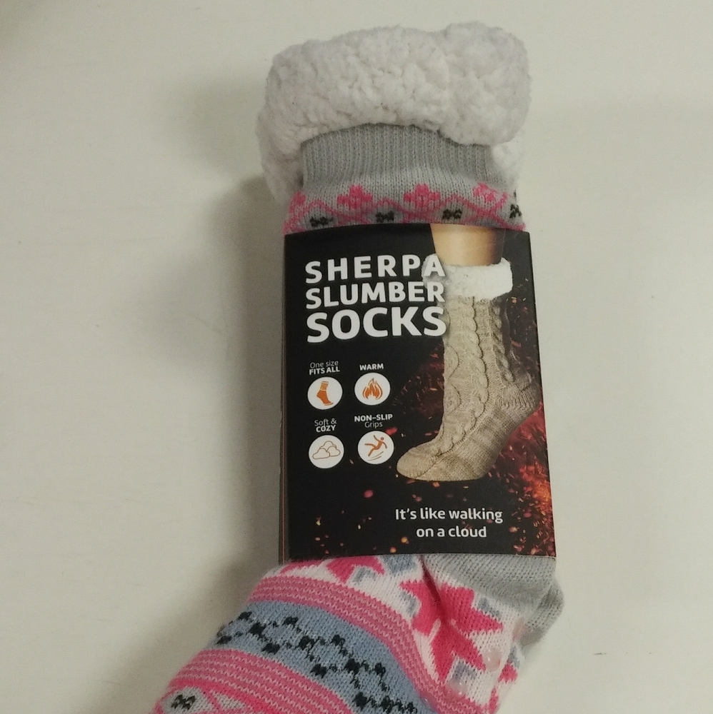 Sherpa slumber socks one size fits all